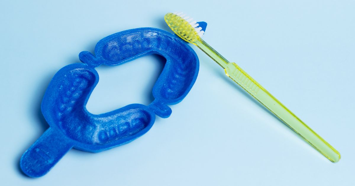 Picture of Fluoride wrap and toothbrush - what is a fluoride treatment