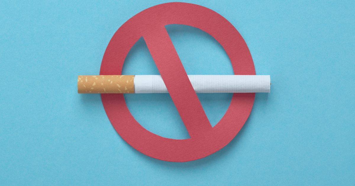 World No Tobacco Day picture of cigarette with no enter sign over it